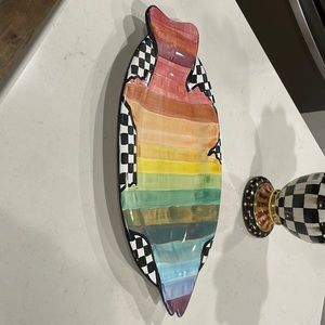 MacKENZiE CHiLDS oval fish platter